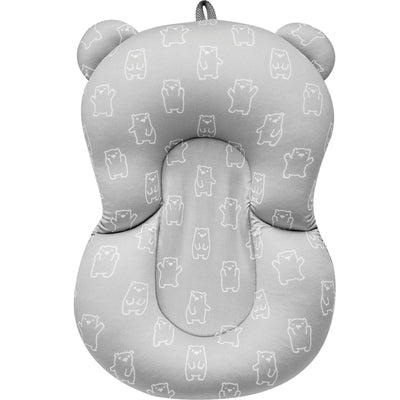Almofada Para Banho Buba Baby Ursinho Cinza - Secagem rápida